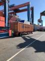 Nadrozměrná přeprava kontejneru s lisem