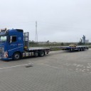 Nadrozměrná doprava - Tahač Volvo a 3-osé teleskopické plato Max Trailer